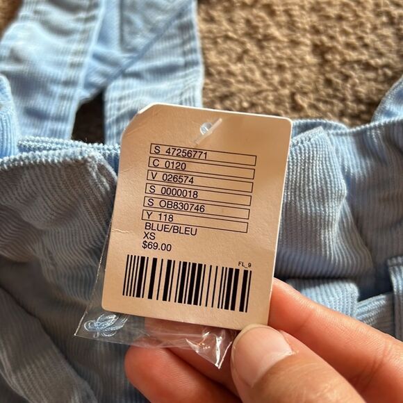 NWT urban outfitters cord overall dress xs - Picture 11 of 13